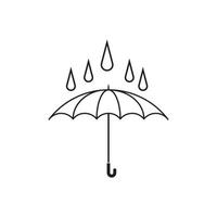 Umbrella icon vector design