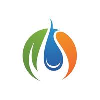 water drop Logo Template vector