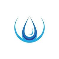 water drop Logo Template vector