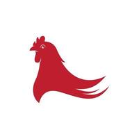 chicken illustration icon vector design