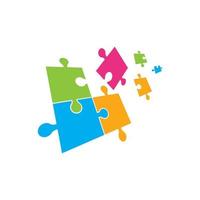 Puzzle Vector Illustration design