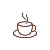 Coffee cup Logo Template vector