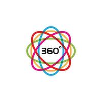 360 Degree View Related Vector Icons