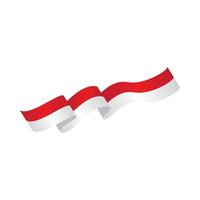 indonesia flag vector illustration