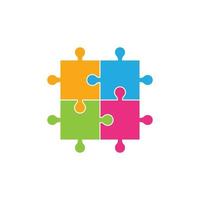 Puzzle Vector Illustration design