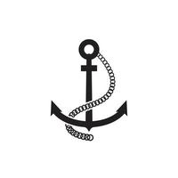 Anchor icon Logo Template vector