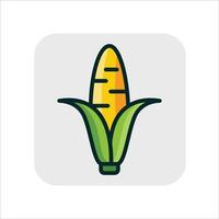 open corn icon vector