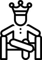 line icon for privileges vector