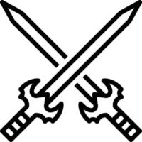 line icon for combat vector