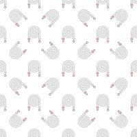 Water rope seamless pattern design, Repeat textile design. Fabric print vector