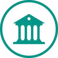 Beautiful Bank Vector Glyph icon