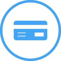 Beautiful ATM card Vector Glyph Icon