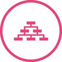 Beautiful Business structure Vector Glyph icon