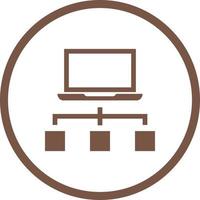 Beautiful Database Vector Glyph icon