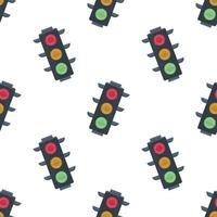 traffic light seamless pattern design, Repeat textile design. Fabric print vector