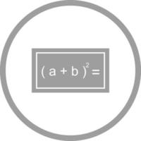 Beautiful Formula Glyph Vector Icon