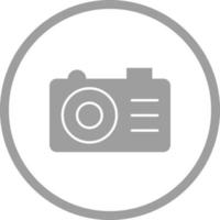 Beautiful Camera Glyph Vector Icon