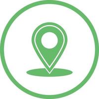 Beautiful Mark Place Glyph Vector Icon