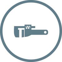 Beautiful Wrench Glyph Vector Icon