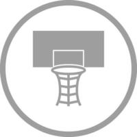 Beautiful Volleyball Hoop Glyph Vector Icon