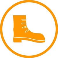 Beautiful Long boot Glyph Vector Icon