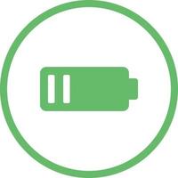 Beautiful Low Battery Glyph Vector Icon
