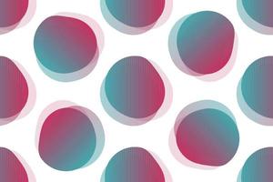 Gradient energy and vibrant shapes seamless pattern design for fabric vector