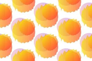 Gradient energy and vibrant shapes seamless pattern design for fabric vector