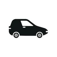 car icon vector symbol on white background.