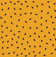 Sesame seeds on fresh yummy bread bun, seamless pattern. Repeating vector background.