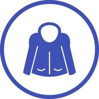 Beautiful Jacket Glyph Vector Icon