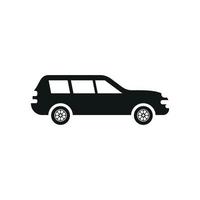 car icon vector symbol on white background.