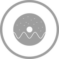 Beautiful Doughnut Sprinkled Glyph Vector Icon