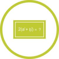 Beautiful Solving Formula Glyph Vector Icon