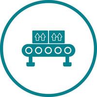 Assembly Line Vector Icon