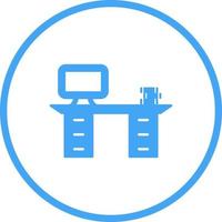 Working Desk Vector Icon