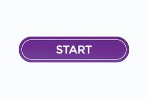 start button vectors.sign label speech bubble start vector