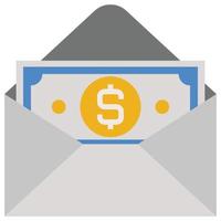 correo electrónico - icono de color plano. vector