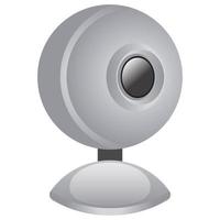 Webcam - Isometric 3d illustration. vector