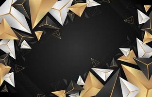 Abstract Modern Triangular Background vector