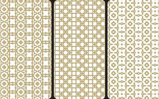 These are the Abstract arabesque seamless pattern vector