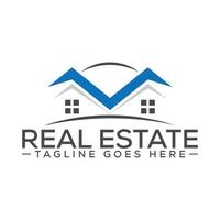 Real Estate logo design with vector format.