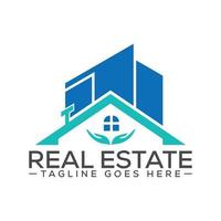 Real Estate logo design with vector format.