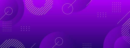 banner background. colorful, bright purple gradient, geometric effect eps 10 vector