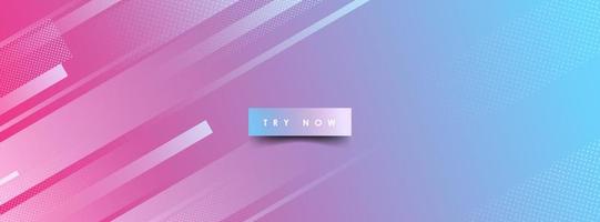 banner background. colorful, shades of blue and pink vector