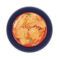 soup korean food vector