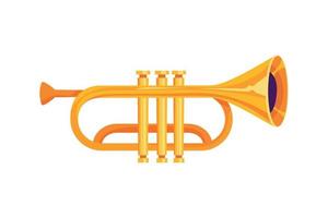 trumpet music instrument vector