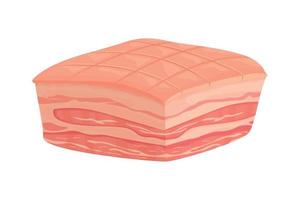 meat pork belly vector