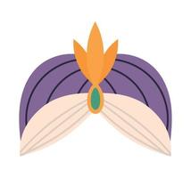 turban crown icon vector