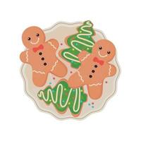 christmas cookies icon vector